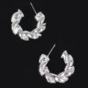CCB Resin Hoop Earrings – Polished 1.15in Hoops