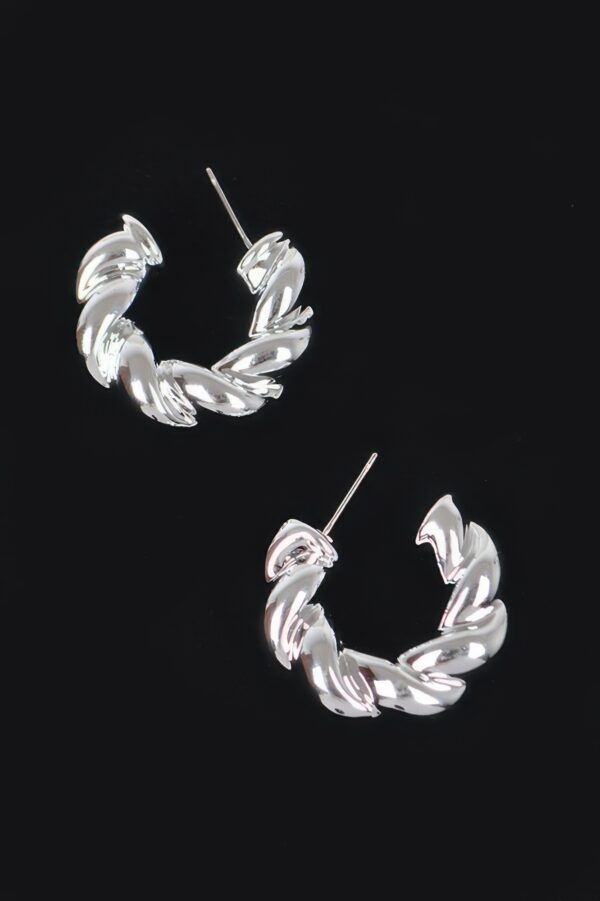 CCB Resin Hoop Earrings – Polished 1.15in Hoops