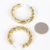 CCB Resin Hoop Earrings – Glossy 1.75 in Circles