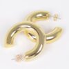 CCB Mini Hoop Earrings – Polished 1.5 x 1.5 in