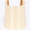 Metal Cuff – Wide Polished Bracelet