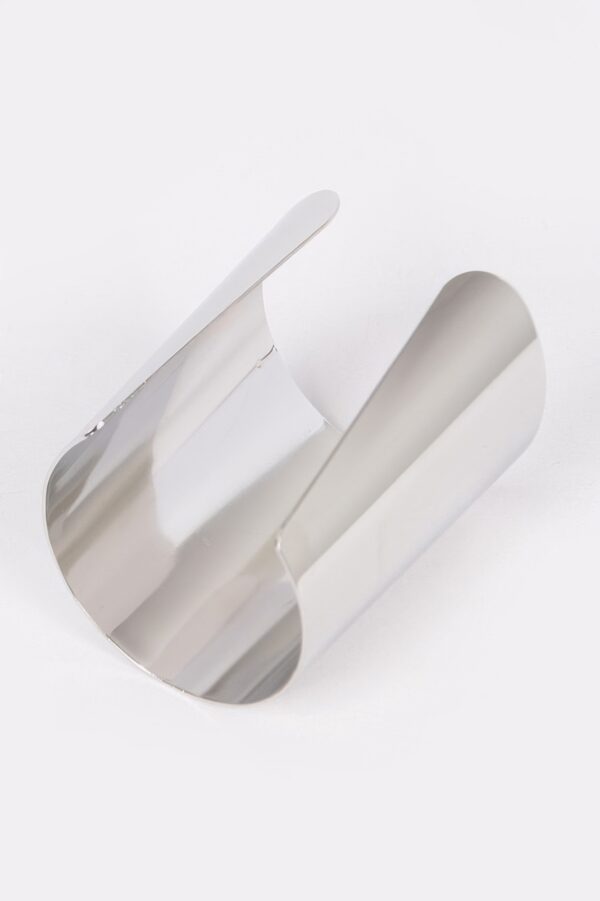 Metal Cuff – Wide Polished Bracelet