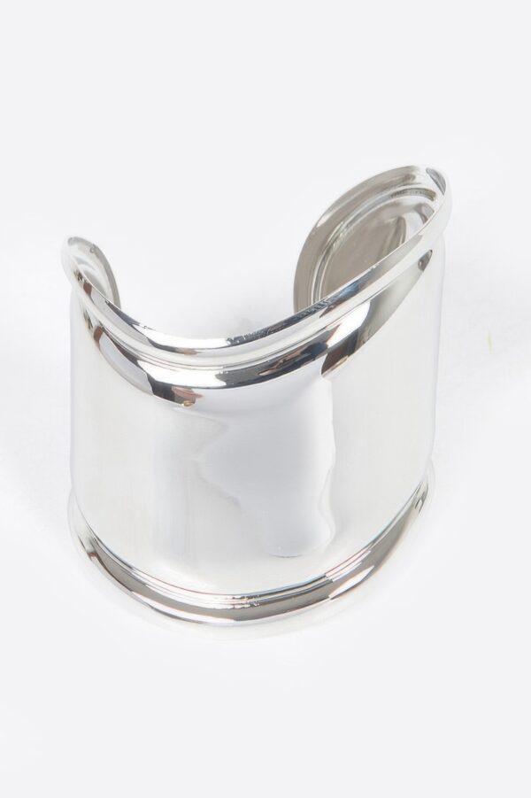 Metal Cuff – Polished Wide Statement Bracelet