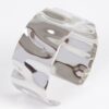 Metal Cuff Bracelet – Wide Polished Finish
