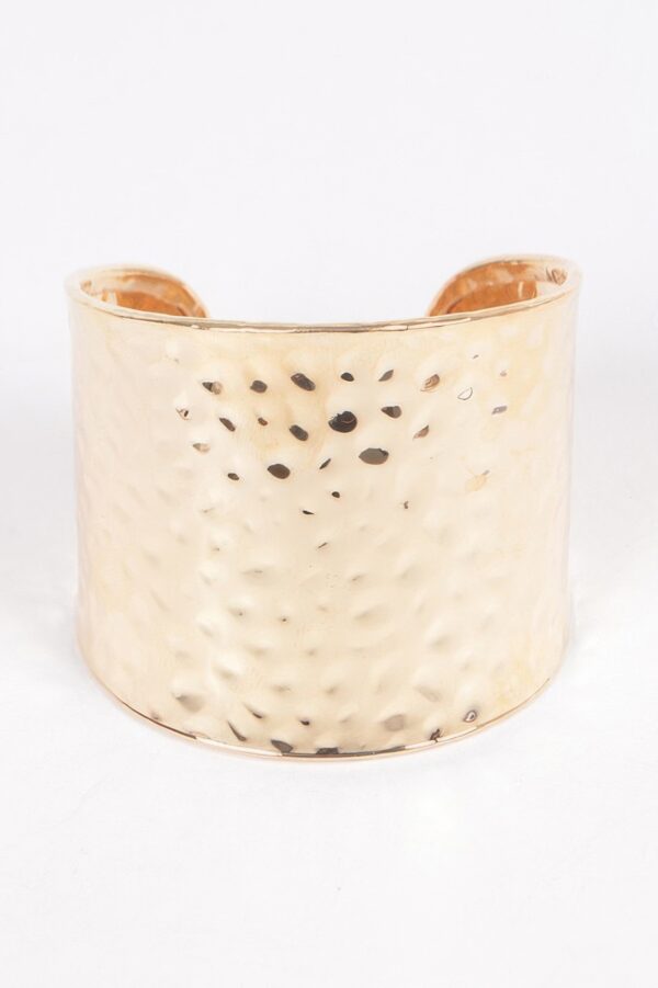 Metal Cuff Bracelet – Smooth Open-Ended Design