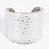 Metal Cuff Bracelet – Smooth Open-Ended Design