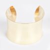 Polished Metal Cuff Bracelet – Bold Silhouette