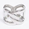 Hinged Metal Cuff Bracelet – Polished Finish