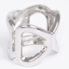 Hinged Metal Cuff Bracelet – Polished Finish