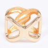 Hinged Metal Cuff Bracelet – Polished Finish