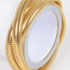 Aluminum Triple Stretch Chain Bracelet – 14K Gold-Dipped