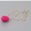 Yin Teardrop Necklace – Polished Minimal Pendant