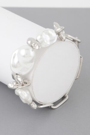 Abstract Stone Chain Bracelet – Irregular Stone Accent