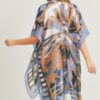 Ombre Front, Geometric Back Kimono