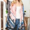 Tie Dye Boho Kimono – Lightweight Open-Front