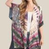 Tie Dye Boho Kimono – Lightweight Open-Front