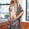 Tie Dye Boho Kimono – Lightweight Open-Front