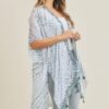 Tassel Kimono with Multi Dash Print – Lightweight