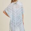 Tassel Kimono with Multi Dash Print – Lightweight