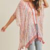 Tassel Kimono with Multi Dash Print – Lightweight