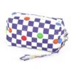 Smiley Face Faux Leather Mini Wristlet Pouch