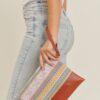 Aztec Crossbody & Wristlet Bag – PU Leather Aztec Pattern