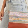 Aztec Crossbody & Wristlet Bag – PU Leather Aztec Pattern