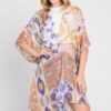 Boho Floral Kimono Cover-Up – Lightweight Open Front