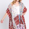 Boho Floral Kimono Cover-Up – Lightweight Open Front