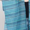 Multicolor Crochet Stripe Open-Front Beach Cover-Up