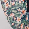 Tropical Flower and Leaf Shawl Cover-Up