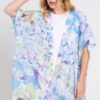 Floral Cover-Up – Short Open-Front Beach Kimono