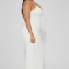 Plus Ribbed Cami Dress with Mermaid Hem Detail