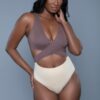 Mia Colorblock One-Piece Swimsuit – Plunging V & Crisscross