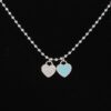 Delicate Heart Pendant Necklace – 17-Inch Chain