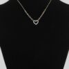 Paper Clip Heart Necklace – 17.5″ Chain