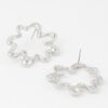 Melting Circular Earrings – Sculptural Polished Circles