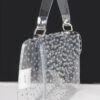 Rhinestone Clear Crossbody Bag – Structured PVC