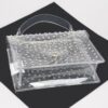 Rhinestone Clear Crossbody Bag – Structured PVC