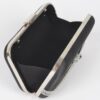 Satin Frame Party Clutch – Mixed Metal Frame