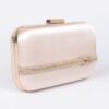 Satin Frame Party Clutch – Mixed Metal Frame