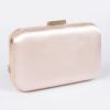 Satin Frame Party Clutch – Mixed Metal Frame