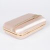 Satin Frame Party Clutch – Mixed Metal Frame