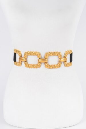 Multi Metal Buckle Elastic Belt – 2.25″ Width