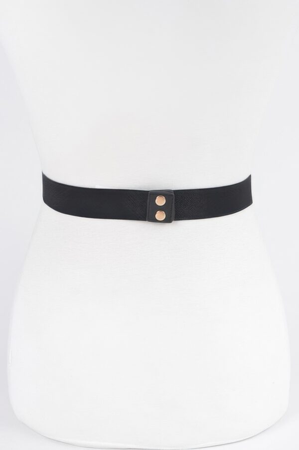 Multi Metal Buckle Elastic Belt – 2.25″ Width