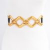 Plus-Size Elastic Belt with Multi-Metal Buckle