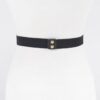 Plus-Size Elastic Belt with Multi-Metal Buckle