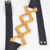 Plus-Size Elastic Belt with Multi-Metal Buckle