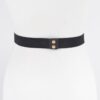 Plus-Size Elastic Belt with Multi-Metal Buckle