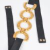 Plus-Size Elastic Belt with Multi-Metal Buckle